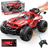 VATOS Ferngesteuertes Auto, 1:16 Skala RC Monster Truck mit Spray Nebel LED...