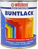 Wilckens Kunstharz Buntlack für Innen und Außen, seidenglänzend, 750 ml, RAL...