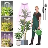 LUZOON Pflanzenlampe LED Vollspektrum mit Standfuß für Zimmerpflanzen...