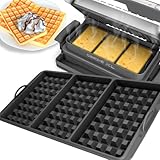 Waffeleinsatz kompatibel mit Tefal OptiGrill XL, 4in1 XL, 2in1 XL, Elite XL,...