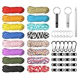 You&Lemon 16 Stück 10 Fuß Paracord Schnur 550 Schnur Seile, Multifarben...