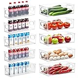 Kühlschrank Organizer Set,10er Set (2 Größe) Kühlschrank Organizer,Küchen...