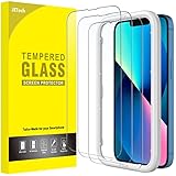 JETech Schutzfolie für iPhone 16e 2025, iPhone 13/13 Pro 6,1 Zoll, Gehärtetes...
