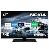 Nokia 43 Zoll (108cm) Full HD Fernseher Smart Android TV (LED, WLAN, HDR, Triple...