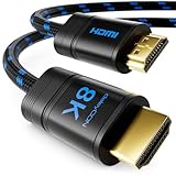 deleyCON 2m 8K HDMI 2.1 Kabel (48G, ULTRA Highspeed) 8K@60Hz 4K@120Hz...