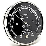 Fischer 122.01.06HT - Wohnklima-Hygrometer, Raum-Thermometer - 103mm...