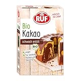 RUF Bio-Kakao schwach entölt, Kakao-Pulver in Bio-Qualität, als Back-Kakao und...