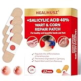 12 Stück pflaster,Corn Removal Pads,Plantarwarzenentferner Pads für Hände und...