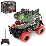 Delycazy Dinosaurier Auto Spielzeug, Kinder Ferngesteuertes Dinosaurier Auto mit...