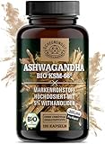 Ashwagandha KSM-66® -BIO- WICHTIG: 12:1 Extrakt (=3600mg Ashwagandha...