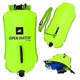 OPENWATER aufblasbare Schwimmboje XL — große Sicherungsboje mit Tasche für...