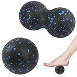 Faszienball Set, 2er Set Massagebälle, Trigger Point Release Lacrosse Ball,...