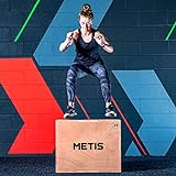 METIS 3-in-1 Plyo Jump Box - Krafttraining | Indoor Box aus Holz | 51cm, 61cm,...