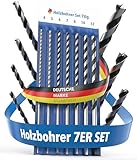 STONE REEF Holzbohrer Set lang Profi - [7-teilig inkl. Tasche] - Schlangenbohrer...