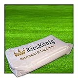 Kieskönig 25 kg Rasensand 0,1-0,4 mm Gartensand Quarzsand Grassand Rasenpflege...