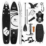 FitEngine SUP Allrounder 12' - 365 cm | Umfangreiches Stand-up-Paddle-Board Set...