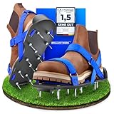 Briliantwerk®️ Nagelschuhe mit Klettverschluss - Zum Rasen belüften oder als...