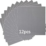 HUYIYI 12 Platten-Set Bauplatte Kompatibel mit Meisten Marken,Kompatibel mit...