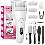 Hornhautentferner Elektrisch,Pediküre Set Fußpflege Elektrisch mit 3 Rollen,3...