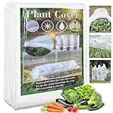 OAHAO Gartenvlies Frostschutz Pflanzendecke 40g/m² Vliesstoff Gartenbau Vlies...