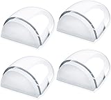 Hantoc 4er Set Türstopper Boden zum Kleben, Transparente Selbstklebende...