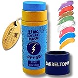 Barreltopia Surf Stick Sonnencreme Gesicht 50+ Zink Farbstifte - Sonnencreme...