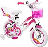 Actionbikes Kinderfahrrad Unicorn 12 Zoll - Kinder Fahrrad für Mädchen - Ab...