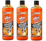 Mr. Muscle Drano Power-Gel, 3 x 1 Liter