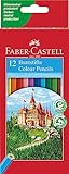 FABER-CASTELL 120112 - Buntstifte CASTLE Hexagonal, 12er Kartonetui, mehrfarbig