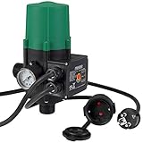 MONZANA® Pumpensteuerung Trockenlaufschutz 10 bar Druckschalter Hauswasserwerk...