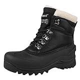 riemot Winterstiefel Herren Wasserdicht Schneestiefel Warme Gefüttert...