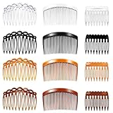 12 Stück Haarkämme zum Stecken, French Side Hair Combs, Steckkamm Haare, mit...