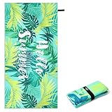Pameil Strandhandtuch XXL Mikrofaser Badetuch 200x100cm,Mikrofaser Strandtuch...