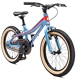 BIKESTAR Kinder Fahrrad Aluminium Mountainbike mit V-Bremse für Mädchen und...