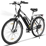 COLORWAY BK27 Elektrofahrrad, 28 Zoll EBike, 2 Fahrmodi Citybike mit 36V 15Ah...
