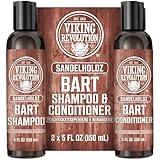 Viking Revolution - Bartshampoo & Conditioner Set - Erweicht, Glättet & Stärkt...