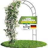 STAHLMANN ® Rosenbogen [240 x 140 x 37cm ] geeignet für Jede Art von...