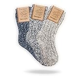 3 Paar Sehr Warme Norweger Socken für Baby und Kinder, Dicke Wollsocken mit...