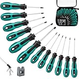 Magnetisch Torx Schraubendreher Satz, 12tlg Profi Schraubenzieher Set T5-T40 aus...