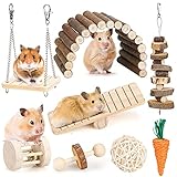 BBjinronjy Hamster-Kauspielzeug-Set für kleine Tiere, Molarspielzeug,...