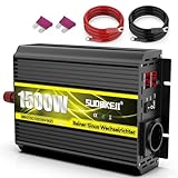 1500W/3000W Reiner Sinus Wechselrichter 12V auf 230V Reine Sinuswelle...