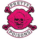 Riverdale Pretty Poisons Biker Gang Bestickter Aufnäher zum Aufbügeln (27 cm x...