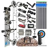 surwolf Compound Bogen Kit,Jagd und Targeting,Wurfarm Made in USA,Zuggewicht...