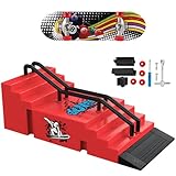 JurciCat Mini Fingerboard Finger Skateboard Ramp Zubehör Set mit 1...