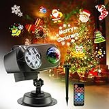 ALED LIGHT Christmas Projektor Lichter outdoor IP44 wasserdicht, 15W heller HD...
