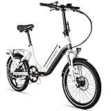 Bergsteiger London 20 Zoll E-Bike Klapprad mit 250 Watt Motor, Scheibenbremsen,...