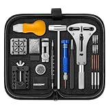【Upgrade 2025】Eventronic Uhrenwerkzeug Set, Uhr Batteriewechsel Werkzeug...