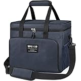 SPGOOD Kühltasche 20L/30L/40LThermotasche Picknicktasche Groß Isoliert Faltbar...