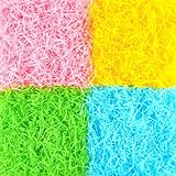 DERAYEE 80g Raffia Hamper Shreds, Geschreddertes Seidenpapier Füllmaterial,...