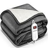 sinnlein® Heizdecke mit Abschaltautomatik 180 x 130 cm | Elektrische...